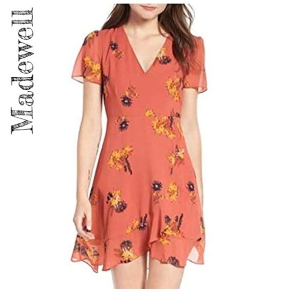 Madewell Dresses & Skirts - Madewell Cactus Ruffle Posy Flower Dress